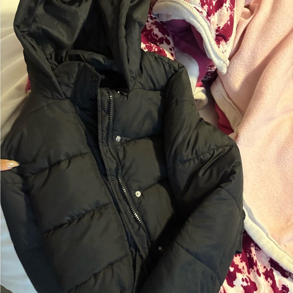 Missguided Black Puffer Jacket
